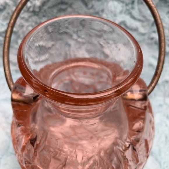 Glass Hand Blown Crackle Honey Jar by Chet Cole - Picture 4 of 15